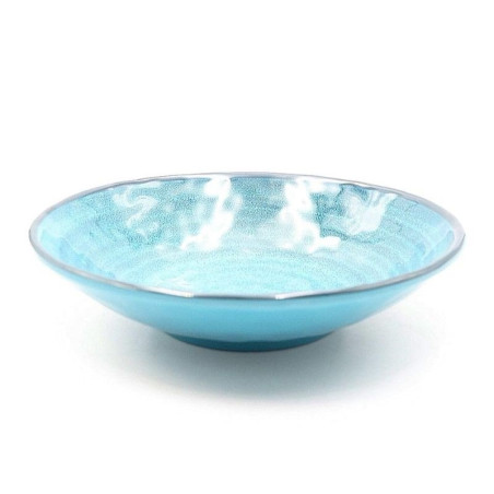 Bowl Redondo de Melamina de 9.5 Pulgadas de Color Verde MASTER CHEF C506-GN