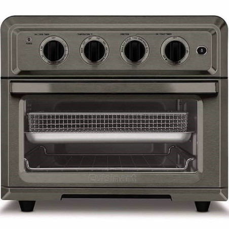 Horno Tostador y Freidora de Aire de Acero Inoxidable Mate CUISINART TOA-60BKS