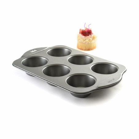 Molde Antiadherente para Muffins, 6 Cavidades NORPRO 3972