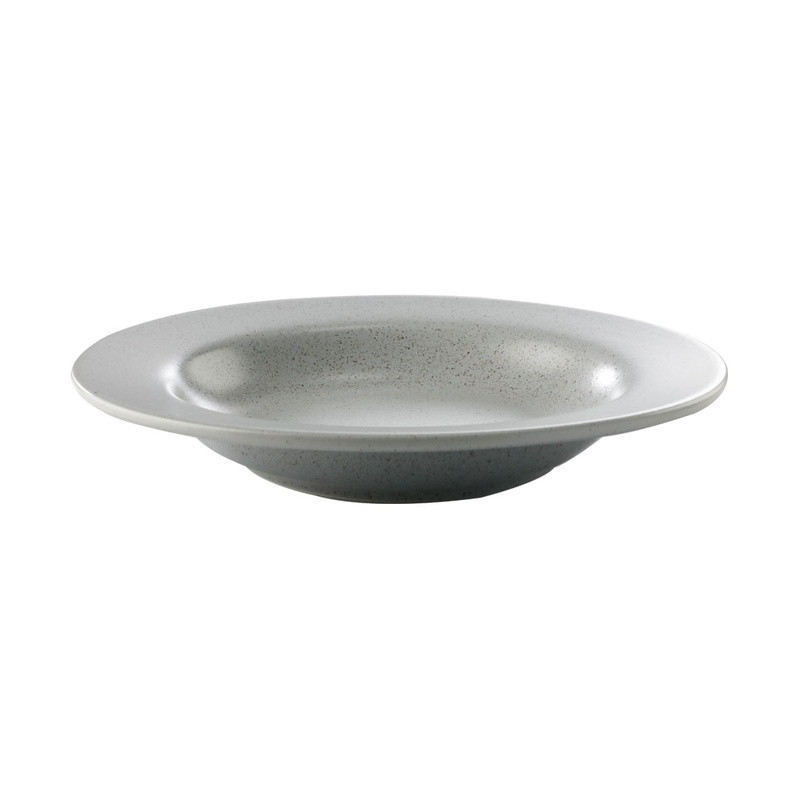 Plato Moon reactivo para pasta estilo clasico sofisticado blanco 517 ml CORONA PP1944903912