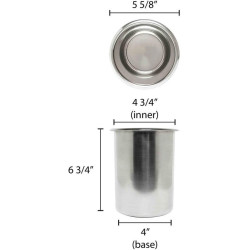 Olla para Bano Maria en Acero Inoxidable sin Tapa de 4.25 Quartos THUNDER SLBM004 2