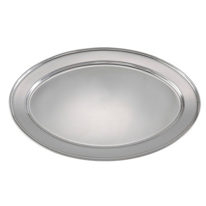 Platon Ovalado de Acero Inoxidable de 18 Pulgadas KING METAL OP45