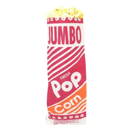 Bolsa Jumbo para Palomitas, 64 Onzas, Paquete de 100 Unidades GOLD MEDAL 2055/HJ