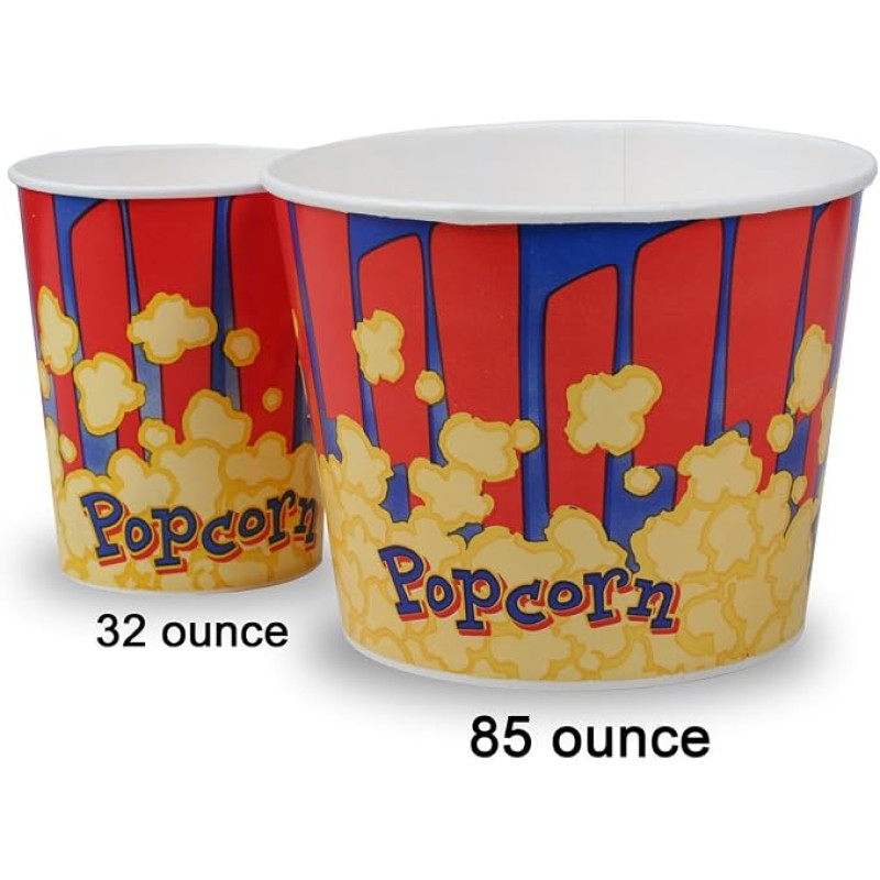 Recipiente para Palomitas 85 oz 50 Unidades GOLD MEDAL 2134RB/HJ