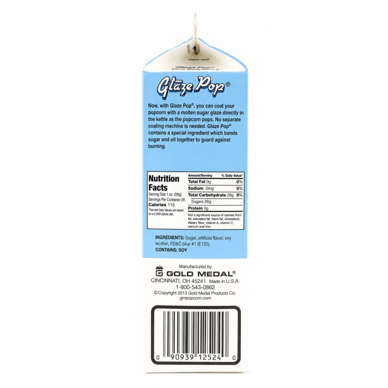Glaze Pop de 28 Onzas de Color Frambuesa Azul GOLD MEDAL 2524
