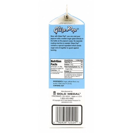Glaze Pop de 28 Onzas de Color Frambuesa Azul GOLD MEDAL 2524