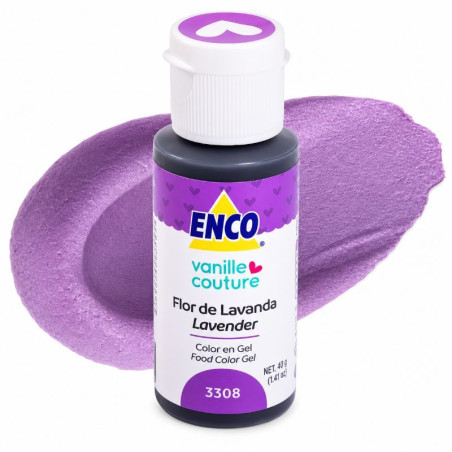 Colorante en Gel Flor de Lavanda 40 gramos ENCO 3308/1328