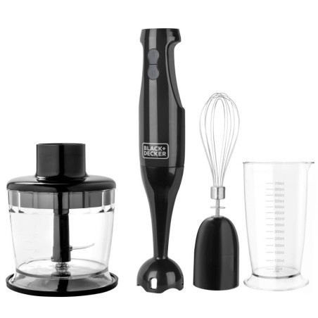 Licuadora de Inmersion 3 en 1 200 W Negra BLACK DECKER HB2800B