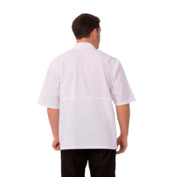 Gabacha para Chef Montreal Talla (L) de Color Blanco CHEF WORKS JLCV-WHT-L 2