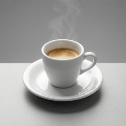 Plato Actualite blanco para cafe clasico 12.6 cm CORONA PA1101900224 2