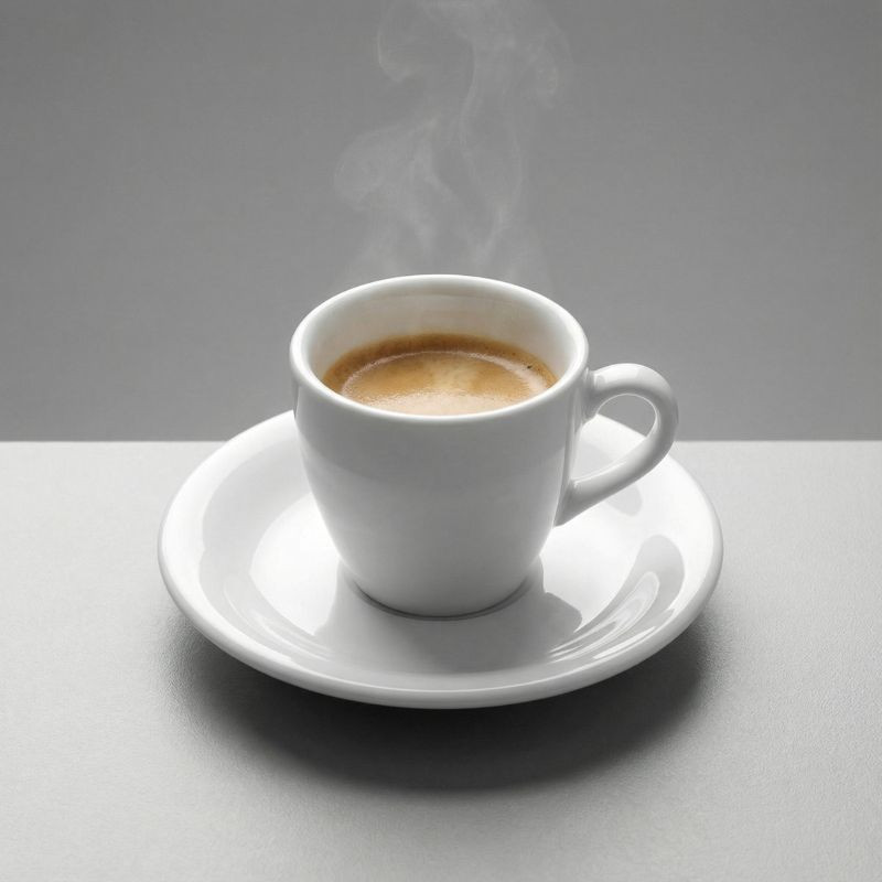 Plato Actualite blanco para cafe clasico 12.6 cm CORONA PA1101900224