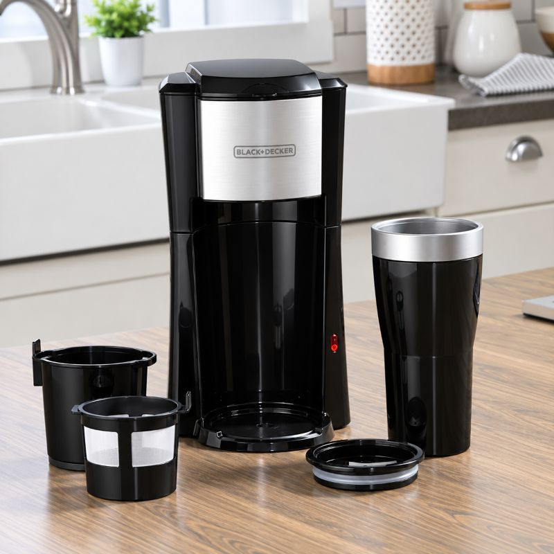 Coffee Maker Personal con Jarra Termica de 16 Onzas BLACK DECKER CM618