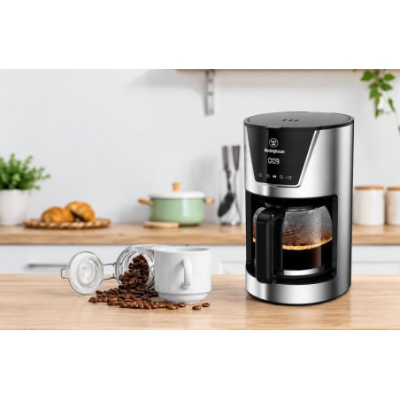 Coffee Maker Digital Programable de 1.5 L Control Tactil WESTINGHOUSE WKCMFS273