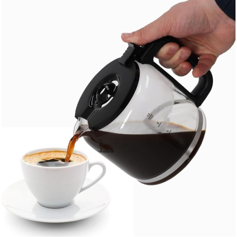 Coffee Maker 10 Tazas Negro con Sistema Antigoteo WESTINGHOUSE WKCMR621BK