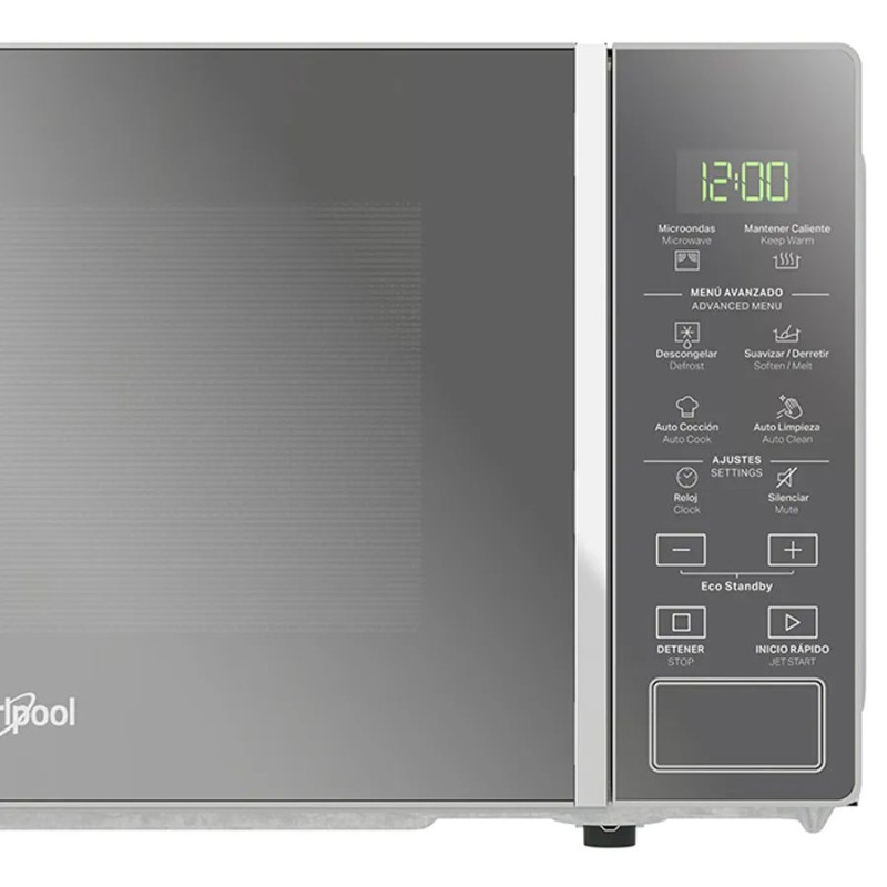 Horno Microondas Plateado 20 L WHIRLPOOL WM1807D