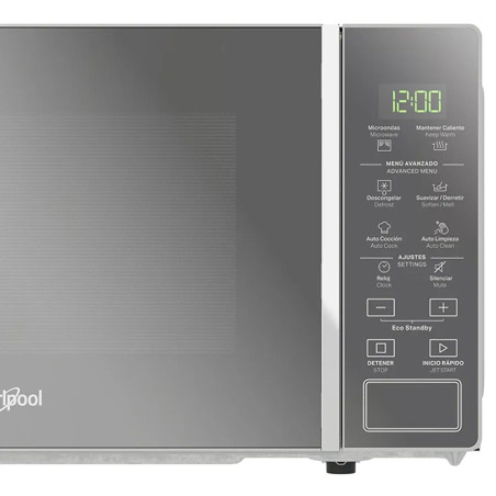 Horno Microondas Plateado 20 L WHIRLPOOL WM1807D
