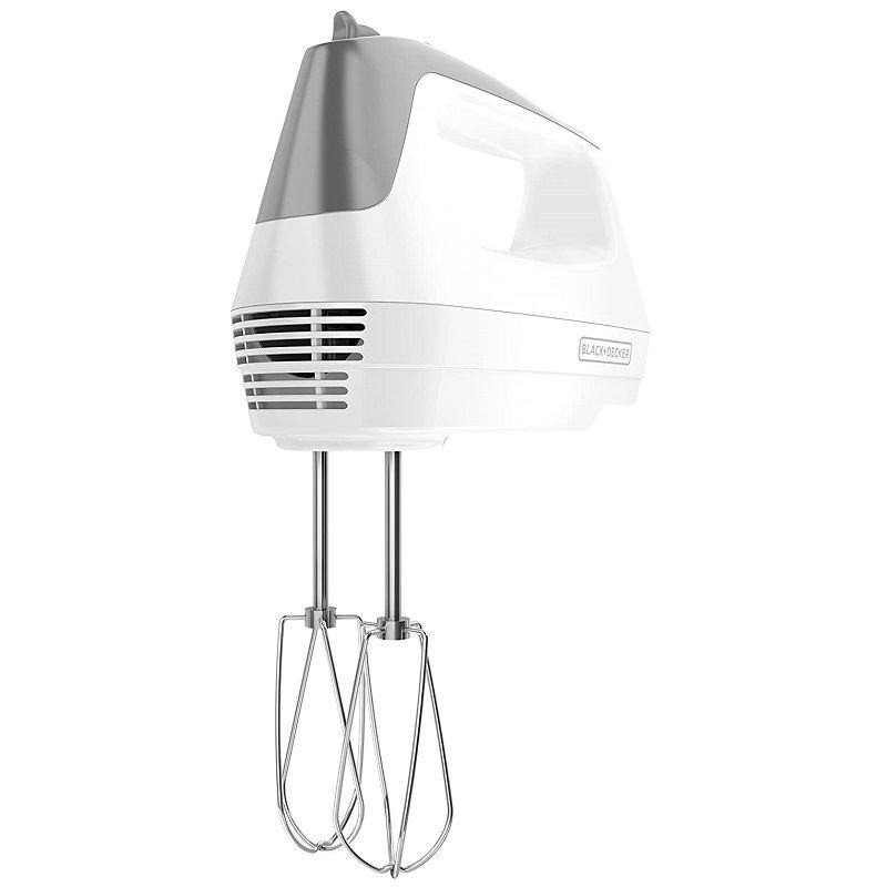 Batidora de Mano BLACK DECKER MX1500W Blanca, 175W, 5 Velocidades, Potencia Optima BLACK DECKER MX1500W