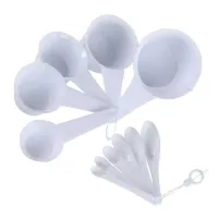 Cuchara y Taza de Plastico para Medir, Set de 11 Unidades MASTER CHEF 201026-PMS