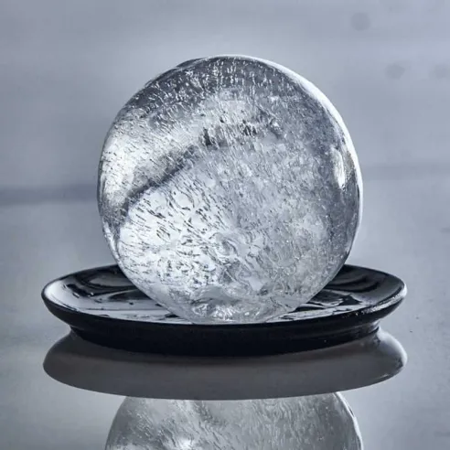 Bandeja de Hielo de Silicon de Forma de Bola de 6 Centimetros de Color Negro, Set de 2 Unidades LURCH 00240730