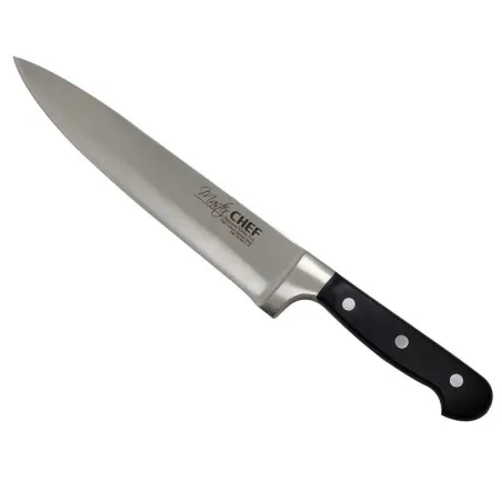 Cuchillo Forjado de Chef de 8 Pulgadas con Mango de Color Negro MASTER CHEF FR-9201-200-BLACK