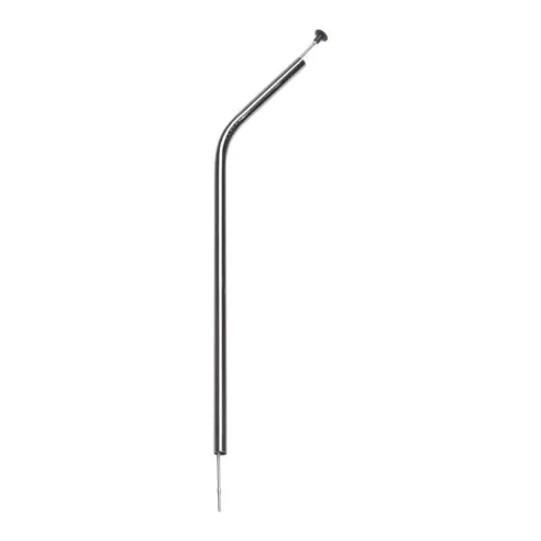 Pajilla Curva de Acero Inoxidable de 21 Centimetros, Set de 4 Unidades LURCH 00240992