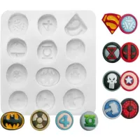Molde de Silicon de Superheroes  MASTER CHEF 0760257