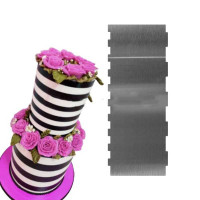 Peine para Decorar de Acero Inoxidable #1 MASTER CHEF B10-SS-001