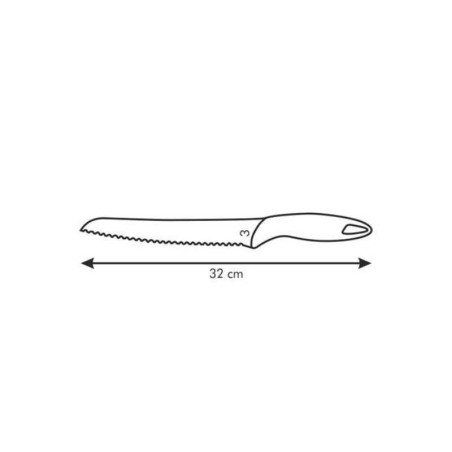 Cuchillo Presto para Pan 20 Centimetros Puno Azul TESCOMA 863036