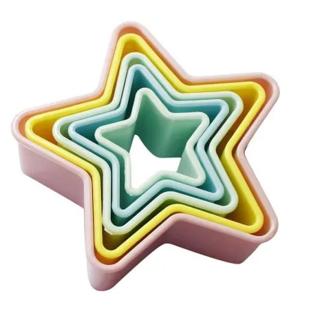 Cortador para Fondant Figura de Estrella, Set de 5 Piezas MASTER CHEF 0760821