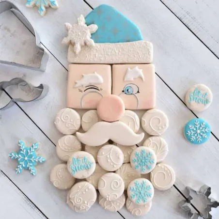 Cortador para Galletas Navidenas de Santa Claus, Set de 6 Unidades R Y M 2019