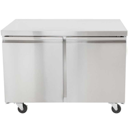 Mesa Undercounter Refrigerada 2 Puertas de Acero Inoxidable 48 Pulgadas U-STAR UUC-48R-E-HC