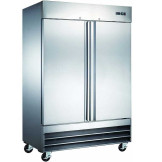 Congelador de 2 Puertas Solidas de  Acero Inoxidable de 48 Pies Cubicos de 110V / 60 Hz U-STAR ND-CFD-2FF-E-HC