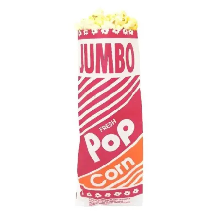 Bolsa Jumbo para Palomitas, 64 Onzas, Paquete de 100 Unidades gold medal 2055/hj