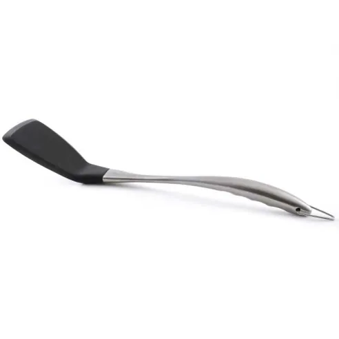 Espatula de Silicona Cabeza Plana con Mango Solido de Acero Inoxidable, 13.75 Pulgadas NORPRO 1337
