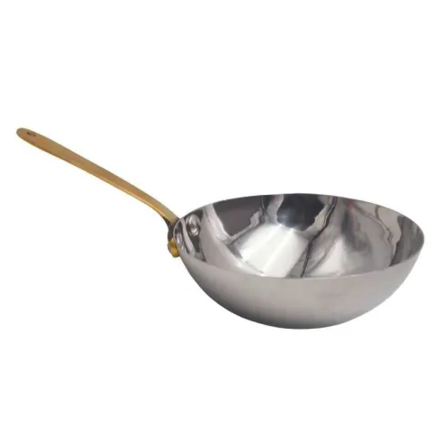 Sarten Laton Mini de Acero Inoxidable con Mango de 13 x 4.5 Centimetros KING METAL RPM13