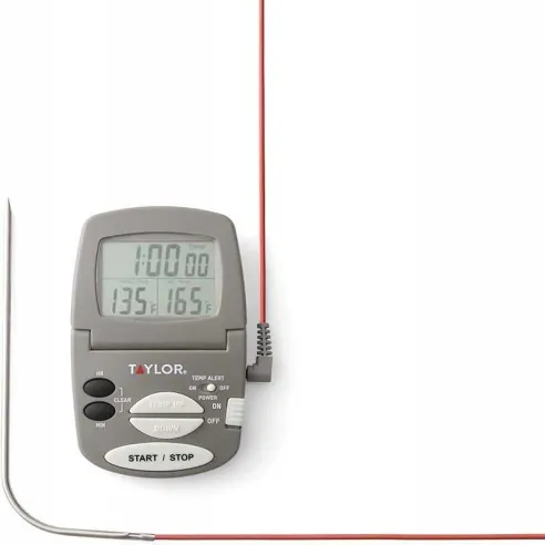 Temporizador / Termometro para Horno de Sonda, 32° a 392° Fahrenheit TAYLOR 1470N