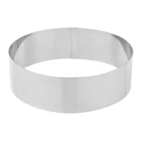 Aro de Acero Inoxidable de 8 x 4 Centimetros KING METAL CRR5