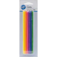 Candela Extra Larga Multicolor, Empaque de 12 Unidades WILTON 2811-777