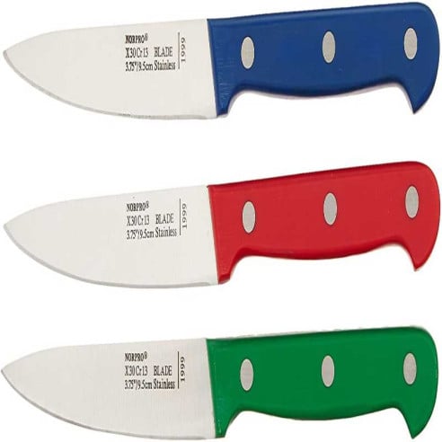 Set de Cuchillos para Paring de 3 Unidades NORPRO 1999