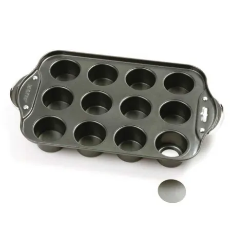 Molde con Fondo Falso para Chessecake de 12 Cavidades NORPRO 3919