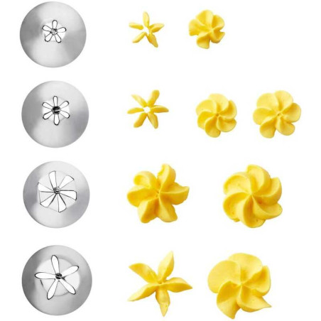 Set de Boquillas de Flor para Decorar, 4 Piezas WILTON 418-4569