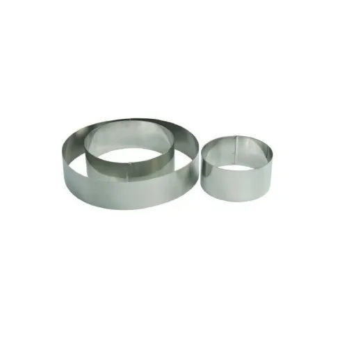 Aro de Acero Inoxidable de 8 x 4 Centimetros KING METAL CRR5