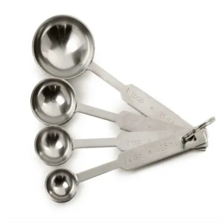 Set de Cucharas de Medir de Acero Inoxidable, 4 Piezas  NORPRO 3049