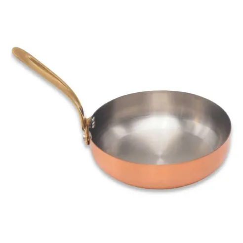 Sarten Laton Mini con Mango de Cobre de 12.5 Centimetros KING METAL FPM125CB